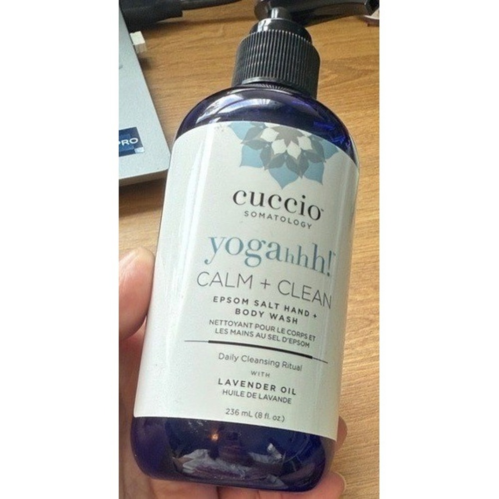 Cuccio‎ Somatology Yoga Hand & Body Wash 8oz Lavender Oil Calm Clean SEALED